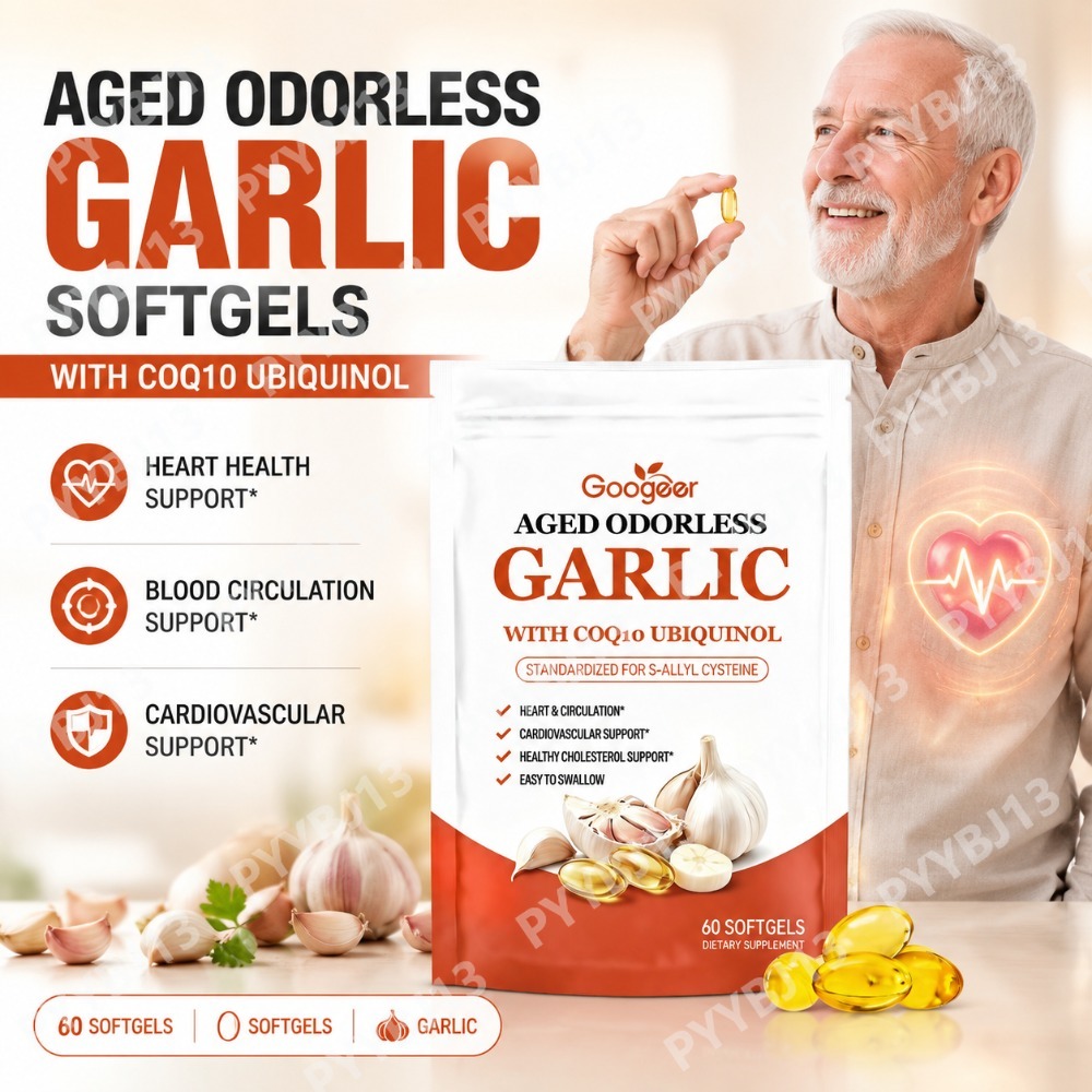 Googeer Aged Odorless Garlic E – Coq10 Ubiquinol Softgel recenzja i cena